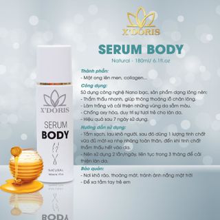 Serum Dưỡng Trắng Body – X’Doris – Serum Body 180ml