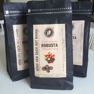 Cà Phê ROBUSTA hạt rang mộc nguyên chất 100 giá sỉ