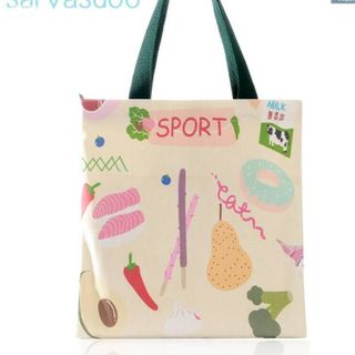 TÚI TOTE VẢI RAU CỦ ĐEO VAI ĐEO CHÉO NỮ CANVAS ĐI HỌC ĐI CHƠI TTV21