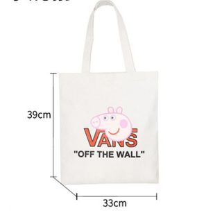 TÚI TOTE VẢI LỢN ĐEO VAI ĐEO CHÉO NỮ CANVAS ĐI HỌC ĐI CHƠI TTV15