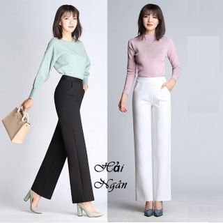 Quần ống suông khóa sườn giá sỉ