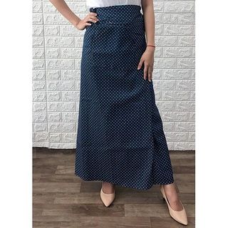 váy chống nắng kaki xẻ tà có nút và dán