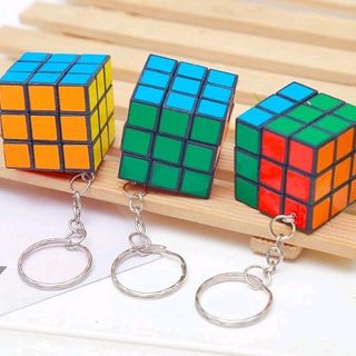 móc khóa rubik xoay được