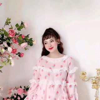 Đồ bộ pijama bánh Bèo nữ Vải Thô qc cao cấp