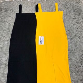 Đầm body 2 dây bản lớn