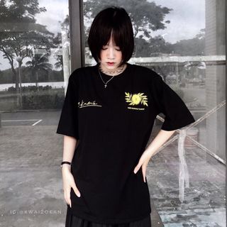 Áo thun phom rộng thần bài