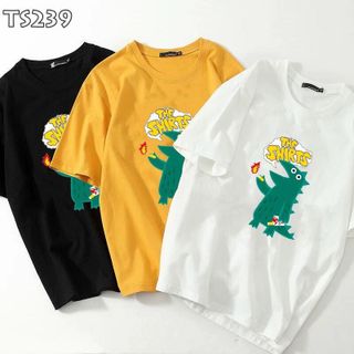 Áo thun in unisex tay lỡ