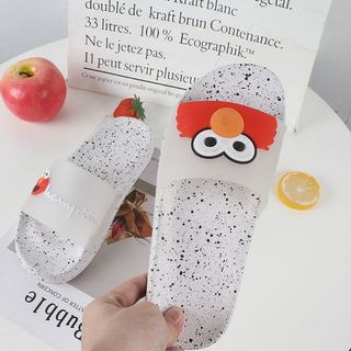 Dép lê xốp nữ đẹp quai ngang in hình ngộ nghĩnh DNU07