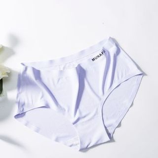Quần lót tam giác kháng khuẩn nữ thun lạnh thông hơi không viền xuất Nhật cao cấp MUNAFIE QLNU03