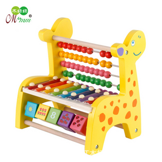 Đồ chơi trẻ em Bảng Tính Gỗ Kết hợp Đàn