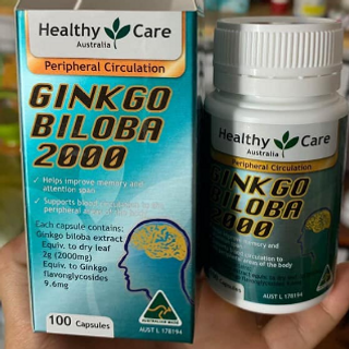 Thuốc bổ não Ginkgo của Healthy care 100 viên ÚC