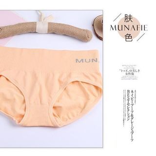 Quần lót cotton kháng khuẩn nữ tam giác cạp 4cm gen bụng xuất Nhật MUNAFIE QLNU11