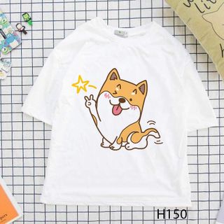 Áo thun in nhiệt hình thú cưng