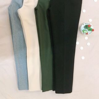 Quần tây dài xẻ lai hoặc không xẻ lai cho nữ