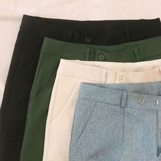 Quần tây dài xẻ lai hoặc không xẻ lai cho nữ