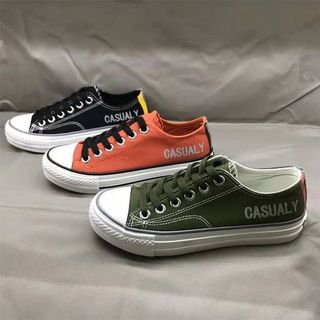 Giầy vải buộc dây nữ CASUALY F613 phong cách thể thao Hàn Quốc đẹp giá rẻ GVNU07