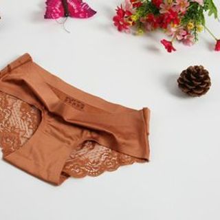Quần lót kháng khuẩn thun lạnh nữ ren sau cao cấp phong cách Châu Âu QLNU08