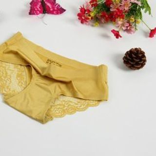 Quần lót kháng khuẩn thun lạnh nữ ren sau cao cấp phong cách Châu Âu QLNU08