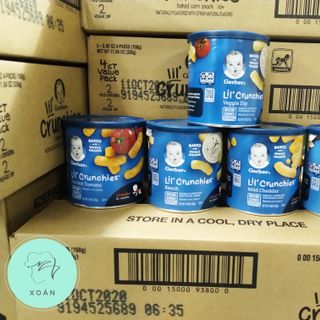 Bánh gerber lùn đủ vị về hàng tháng