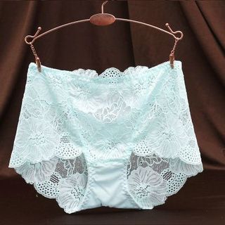 Quần lót kháng khuẩn ren hoa to nữ gợi cảm dễ thương cao cấp cạp cao QLNU05
