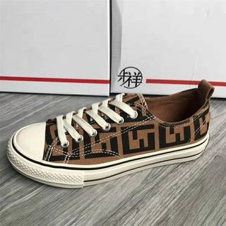 Giầy vải buộc dây nữ KẺ Ô F701 phong cách thể thao Hàn Quốc đẹp giá rẻ GVNU12