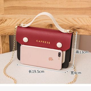 Túi đeo chéo dây xích Caprese HÀNG QUẢNG CHÂU - A003