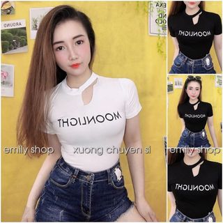 Áo thun xẻ moonlight giá sỉ