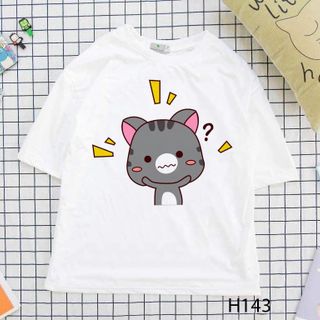 Áo thun in nhiệt hình cute