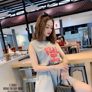 Set thể thao quần giả váy Real