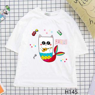 Áo thun in nhiệt hình cute from rộng