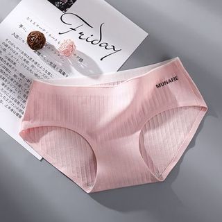 Quần lót tam giác kháng khuẩn nữ cotton trơn không viền cao cấp dễ thương MUNAFIE QLNU01