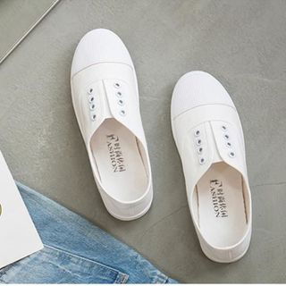 Giầy mọi lười thể thao chun ngang giầy slip on vải nữ Hàn Quốc cao cấp đẹp giá rẻ 318 GVNU03
