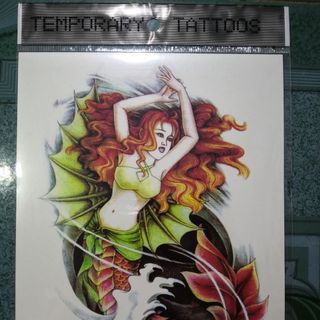 hình xăm lớn 21x15 - hình xăm dán nước 7 ngày mới phai