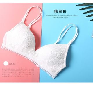 Áo lót ngực bra nữ ren mỏng đẹp dây đôi cao cấp 8825 ALNU08