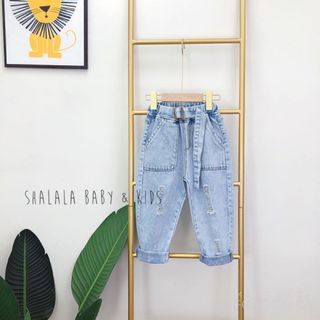 Quần Jean Baggy bé trai và bé gái 3-10 tuổi giá sỉ