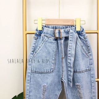 Quần Jean Baggy bé trai và bé gái 3-10 tuổi