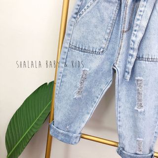 Quần Jean Baggy bé trai và bé gái 3-10 tuổi