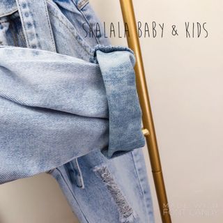 Quần Jean Baggy bé trai và bé gái 3-10 tuổi
