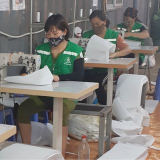 Túi vải trồng cây 40x30cm 2 quai xách kích thước giá sỉ giá bán buôn