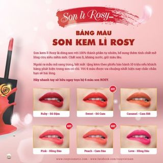 Son Kem Lì Không Chì ROSY