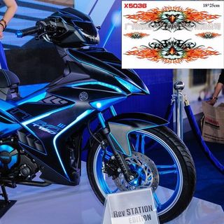 tem xe máy decal xe máy - đạp điện - decal phản quang