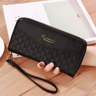 VÍ TIỀN QIMASHI HAI KHÓA KÉO SANG TRỌNG giá sỉ​ giá bán buôn
