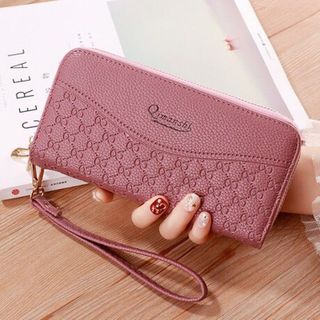 VÍ TIỀN QIMASHI HAI KHÓA KÉO SANG TRỌNG giá sỉ​ giá bán buôn