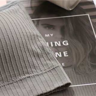 Áo lót ngực bra nữ quây hai dây nhỏ SLING đẹp kẻ sọc trẻ trung ALNU15