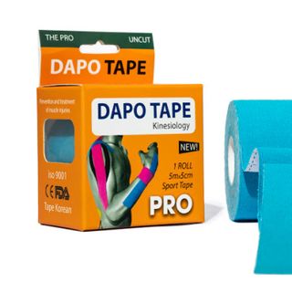 Băng Dán Cơ DapoTape Pro Uncut cuộn 5 mét x 5cm màu Xanh Blue