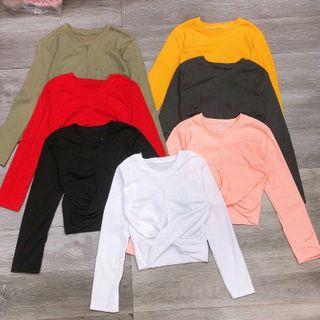 Áo len gân xoan tay dài giá sỉ​ giá bán buôn