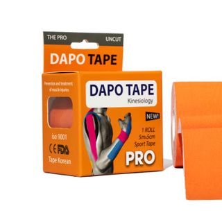 Băng Dán Cơ DapoTape Pro Uncut cuộn 5 mét x 5cm màu Da Cam
