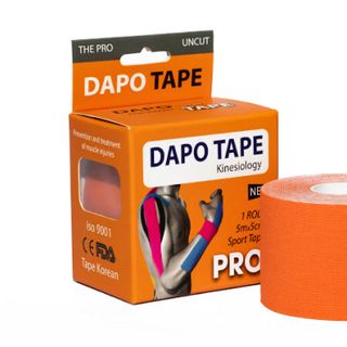 Băng Dán Cơ DapoTape Pro Uncut cuộn 5 mét x 5cm màu Da Cam