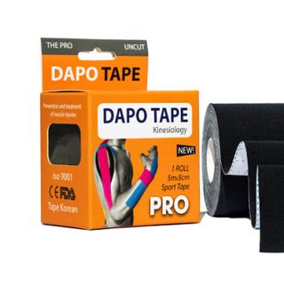 Băng Dán Cơ DapoTape Pro Uncut cuộn 5 mét x 5cm màu Đen