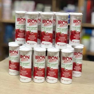 Viên uống bổ sung sắt iron melts ÚC 50 viên
